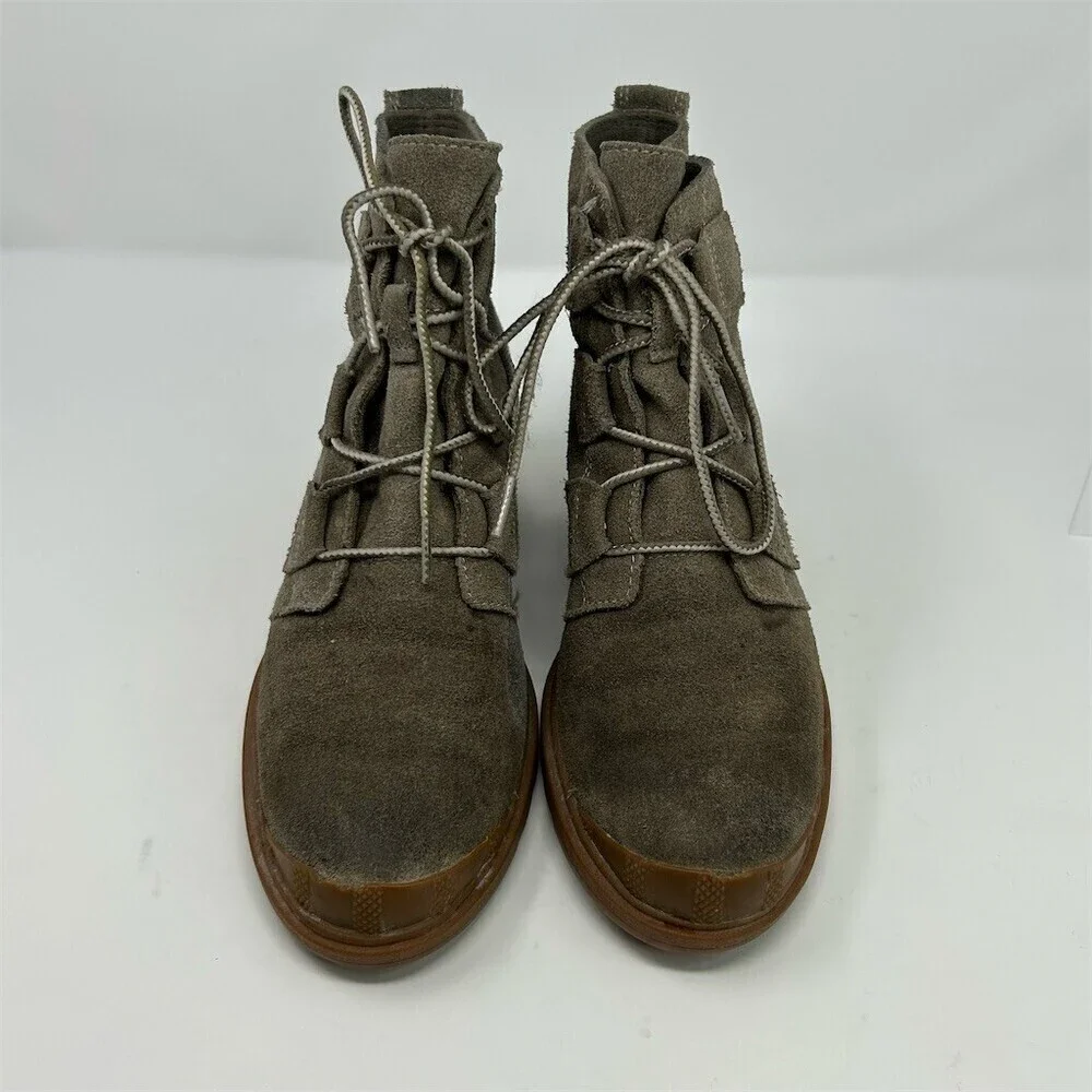 Sorel Toronto Lace Wedge Waterproof Light Brown Ankle Boots Womens US 8.5